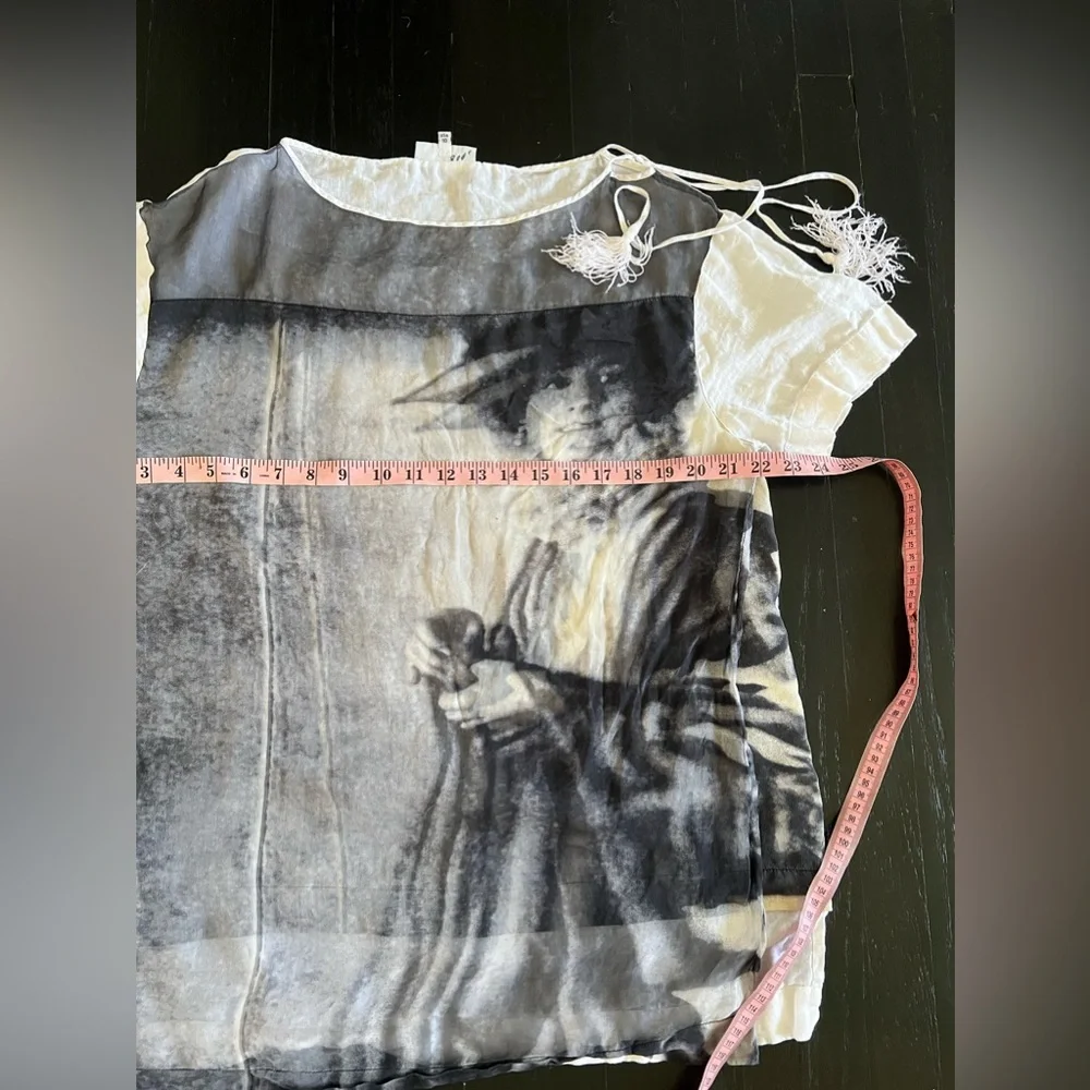 Gianfranco Ferre Black & White Vintage
 Top Woman's Face size 44 (USA 10) - Picture 4 of 10